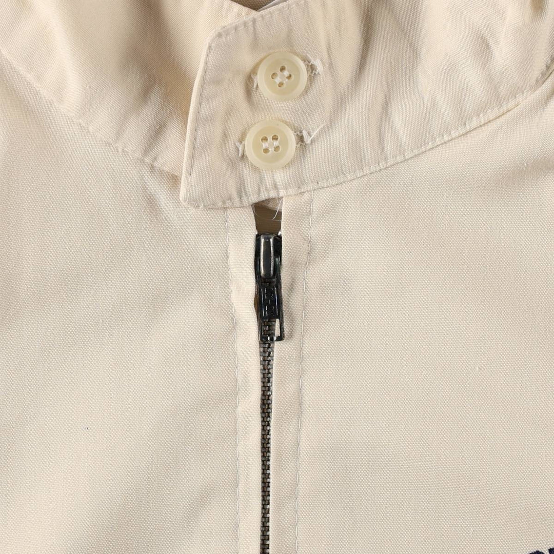 70'S Sportsmaster College Harrington Jacket Swing Top, Men's Size S (Equivalent), Vintage unclear ivory Vintage Second Hand
