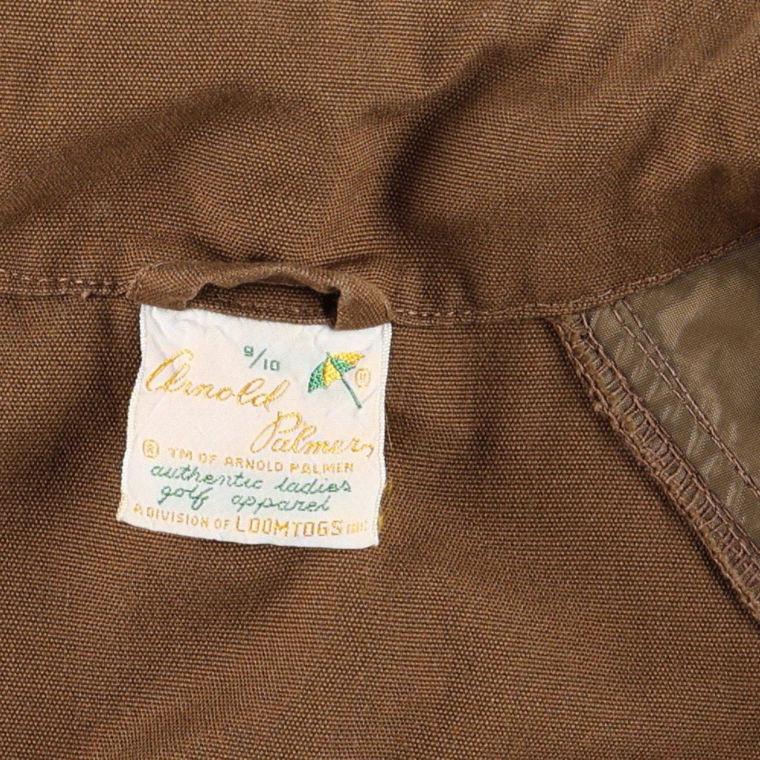 1970'S Arnold Palmer Harrington Jacket Swing Top, Women's Size M (approx.), Vintage unclear brown type Vintage Second Hand