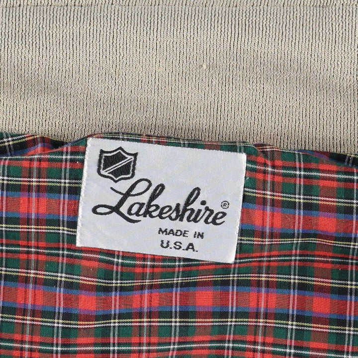 Lakeshire Harrington Jacket Swing Top, Made in USA, Men's XL equivalent. unclear Khaki type beige Vintage Second Hand