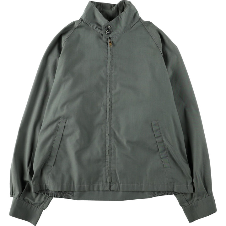 1970'S English Squire Harrington Jacket Swing Top, Made in USA, Men's Size L (approx.), Vintage polyester Khaki type Vintage Second Hand