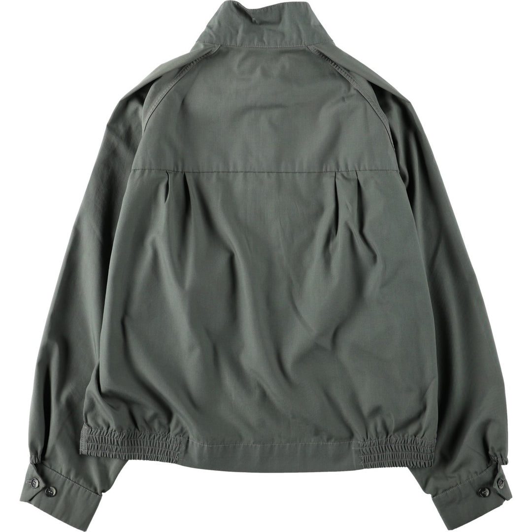 1970'S English Squire Harrington Jacket Swing Top, Made in USA, Men's Size L (approx.), Vintage polyester Khaki type Vintage Second Hand
