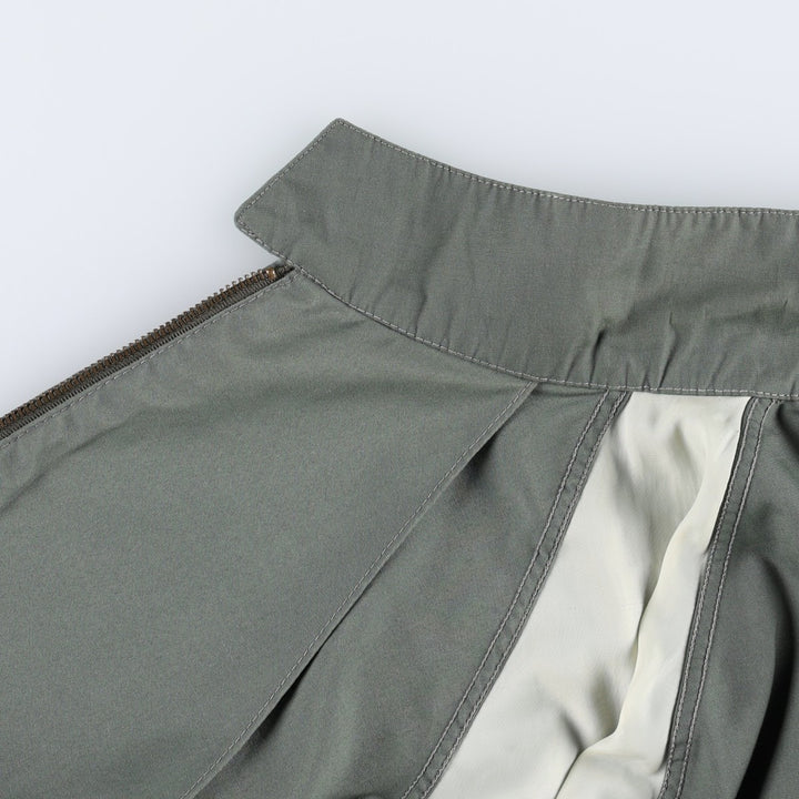 1970'S English Squire Harrington Jacket Swing Top, Made in USA, Men's Size L (approx.), Vintage polyester Khaki type Vintage Second Hand