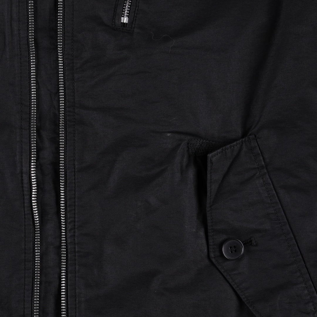 Banana Republic Harrington Jacket Swing Top (Men's XL equivalent) cotton black type Vintage Second Hand