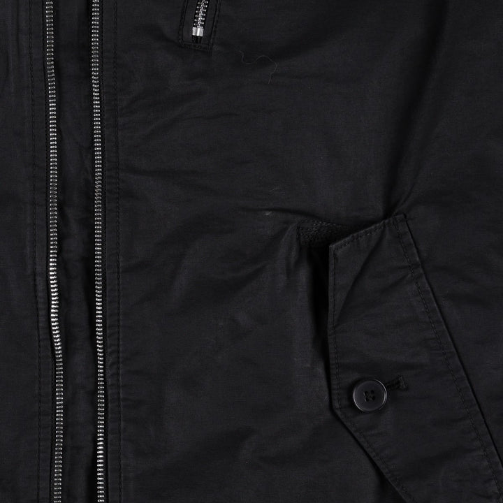 Banana Republic Harrington Jacket Swing Top (Men's XL equivalent) cotton black type Vintage Second Hand