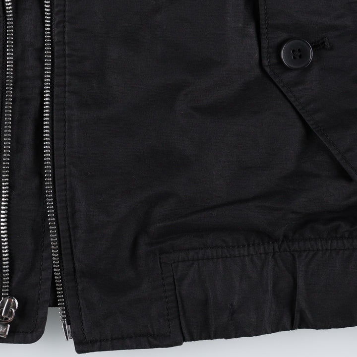 Banana Republic Harrington Jacket Swing Top (Men's XL equivalent) cotton black type Vintage Second Hand