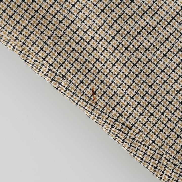 60s-70'S ZERO KING Check Pattern Swing Top Sport Jacket, Made in USA, Men's Size L (Equivalent), Vintage unclear ivory Vintage Second Hand
