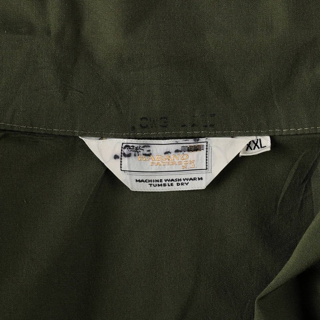 ~1980'S HABAND Harrington Jacket Swing Top Men's XXL equivalent Vintage unclear Khaki type Vintage Second Hand