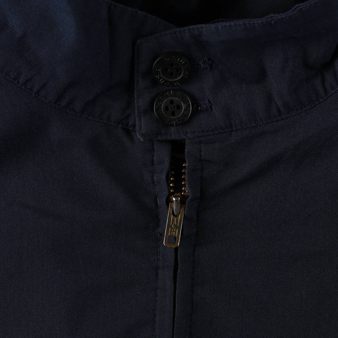60s-70'S PETERS Harrington Jacket Swing Top, Men's Size L (Equivalent), Vintage Dacron Polyester navy blue type Vintage Second Hand