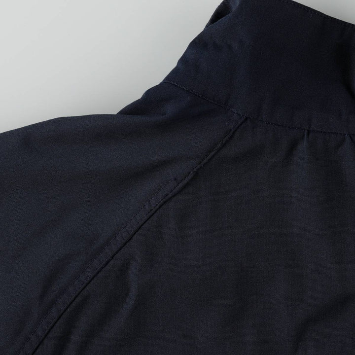60s-70'S PETERS Harrington Jacket Swing Top, Men's Size L (Equivalent), Vintage Dacron Polyester navy blue type Vintage Second Hand