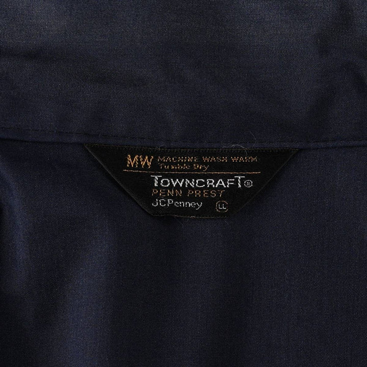 70s-80'S Town Craft Harrington Jacket Swing Top, Men's XL equivalent, Vintage unclear navy blue type Vintage Second Hand