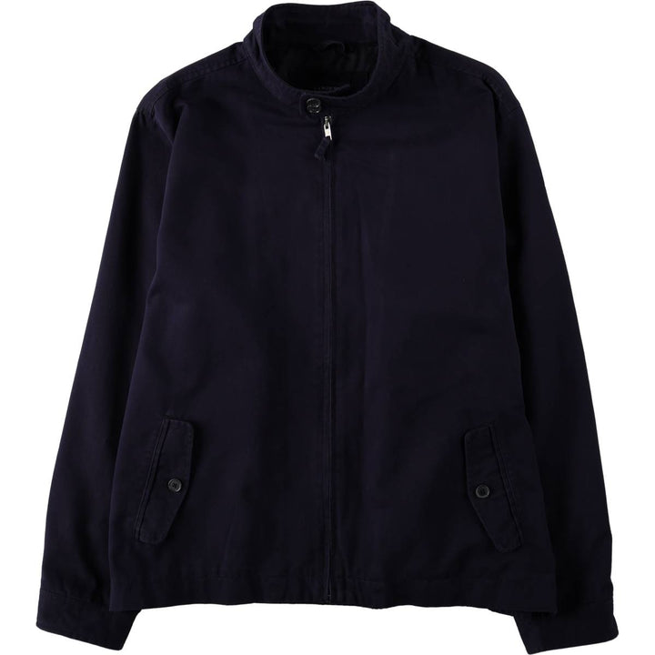2000'S Lands' End Harrington Jacket Swing Top, Men's Size XL (approx.) cotton navy blue type Vintage Second Hand