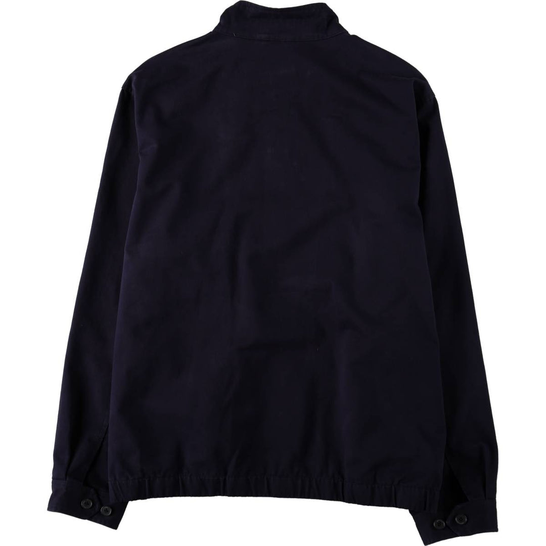 2000'S Lands' End Harrington Jacket Swing Top, Men's Size XL (approx.) cotton navy blue type Vintage Second Hand