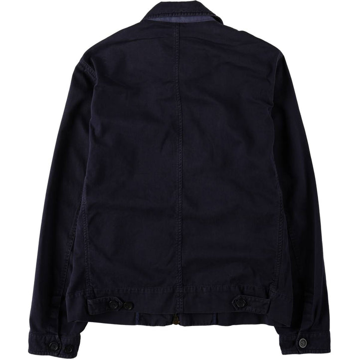 Burberry's Thomas Burberry Swing Top Sport Jacket, Men's Size L (approx.), Vintage cotton navy blue type Vintage Second Hand