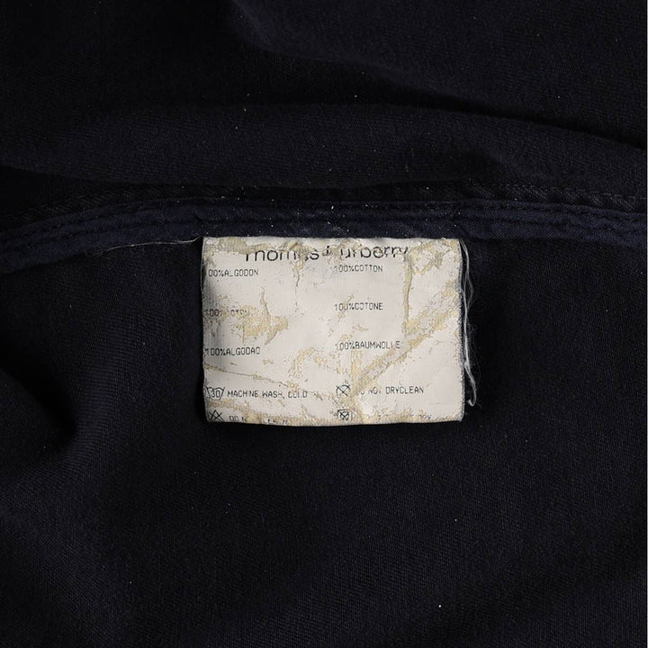 Burberry's Thomas Burberry Swing Top Sport Jacket, Men's Size L (approx.), Vintage cotton navy blue type Vintage Second Hand