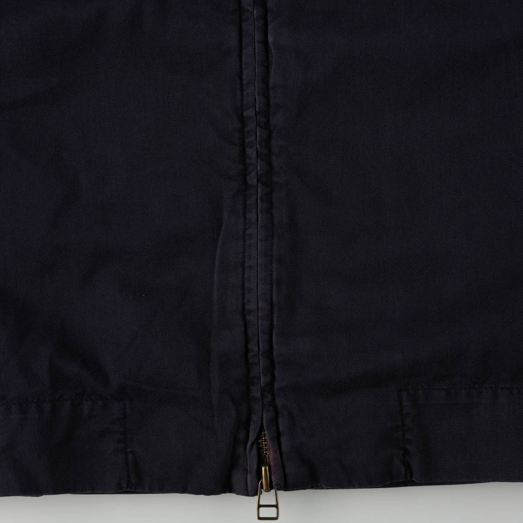 Burberry's Thomas Burberry Swing Top Sport Jacket, Men's Size L (approx.), Vintage cotton navy blue type Vintage Second Hand