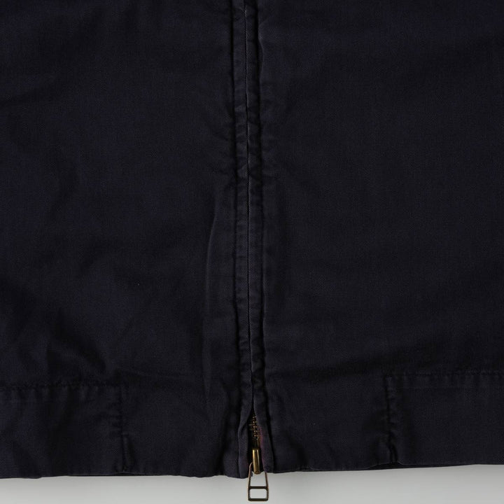 Burberry's Thomas Burberry Swing Top Sport Jacket, Men's Size L (approx.), Vintage cotton navy blue type Vintage Second Hand