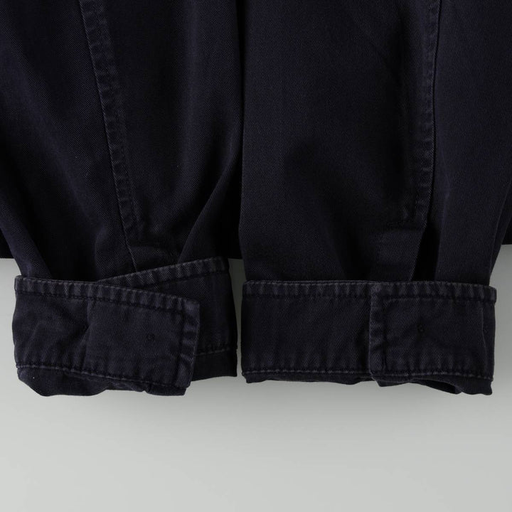 Burberry's Thomas Burberry Swing Top Sport Jacket, Men's Size L (approx.), Vintage cotton navy blue type Vintage Second Hand