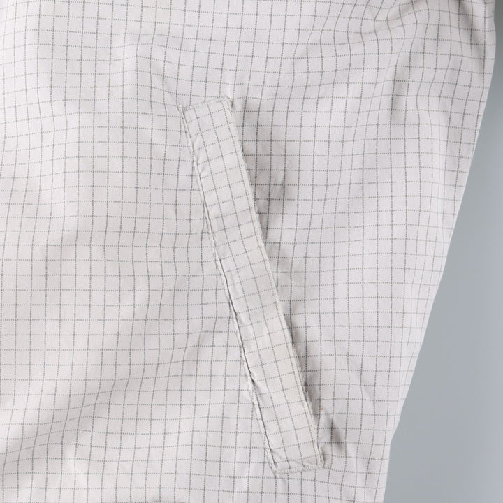 Schott Check Pattern Harrington Jacket Swing Top (Men's Size L) cotton white type Vintage Second Hand