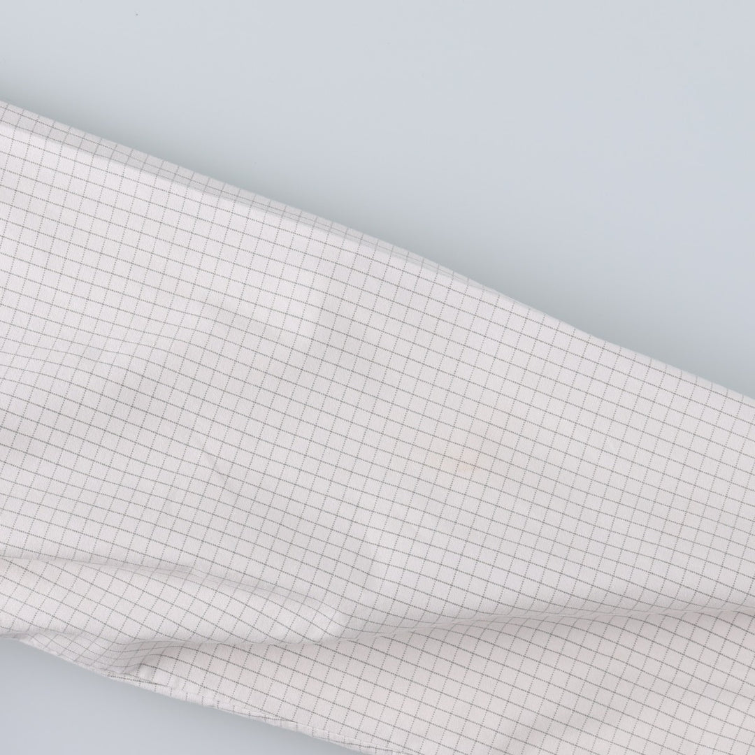 Schott Check Pattern Harrington Jacket Swing Top (Men's Size L) cotton white type Vintage Second Hand
