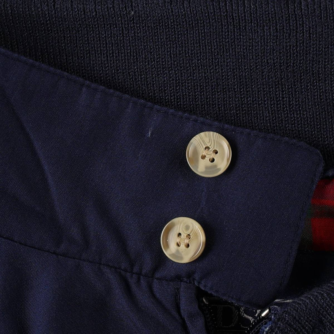 80s-90'S Lands' End Harrington Jacket Swing Top, Men's Size L (approx.), Vintage polyester navy blue type Vintage Second Hand