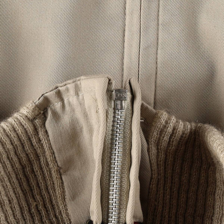 ~90'S LL Bean Harrington Jacket Swing Top Men's Size L Vintage unclear Beige type Vintage Second Hand