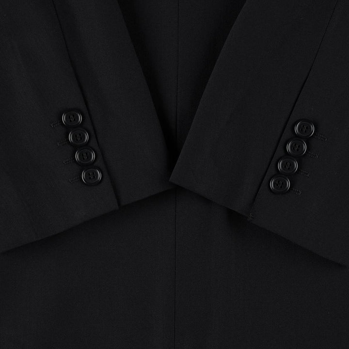 Hugo Boss wool tailored jacket, made in the USA, men's size XXL equivalent. wool navy blue type Vintage Second Hand