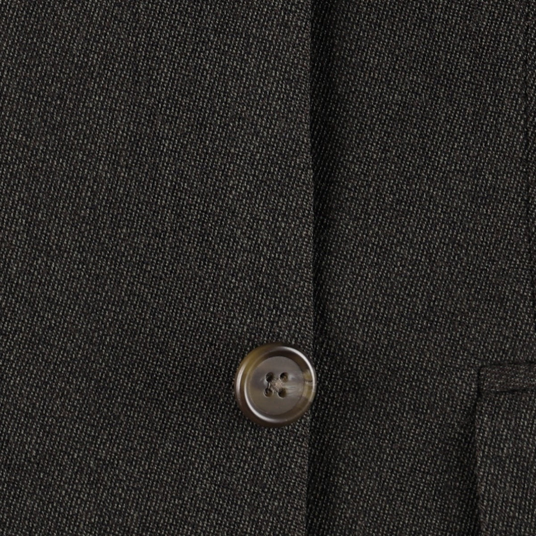 Ralph Lauren Chaps wool tailored jacket, made in Canada, men's size L wool brown type Vintage Second Hand