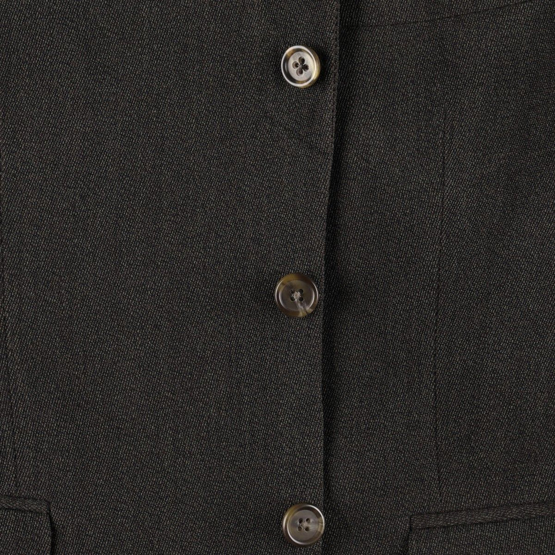 Ralph Lauren Chaps wool tailored jacket, made in Canada, men's size L wool brown type Vintage Second Hand