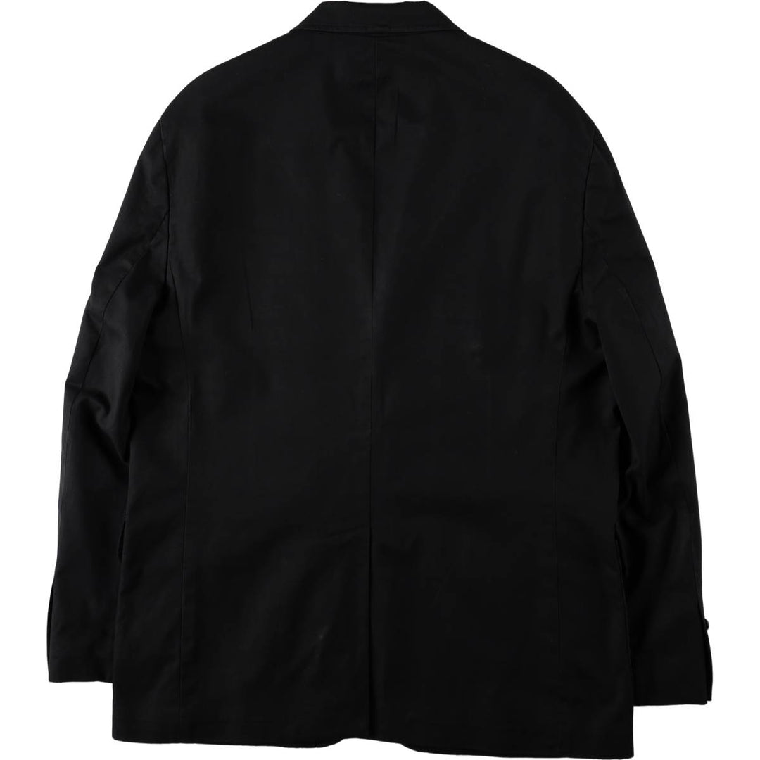 Ralph Lauren POLO by Ralph Lauren Cotton Tailored Jacket, Men's Size XL (approx.) cotton black type Vintage Second Hand