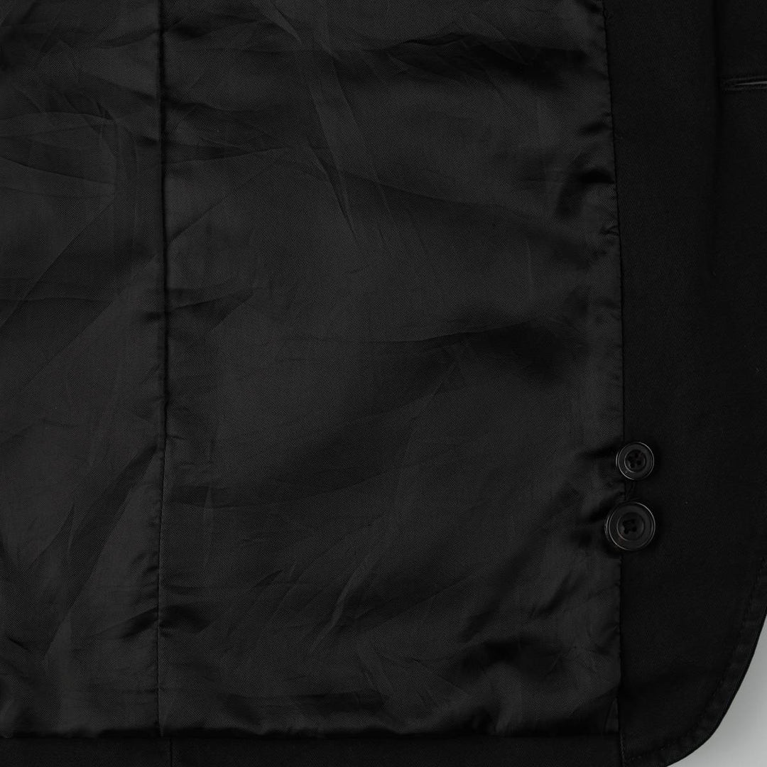 Ralph Lauren POLO by Ralph Lauren Cotton Tailored Jacket, Men's Size XL (approx.) cotton black type Vintage Second Hand