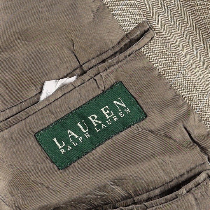 Ralph Lauren tailored jacket, men's size M (approx.) unclear Khaki type beige Vintage Second Hand