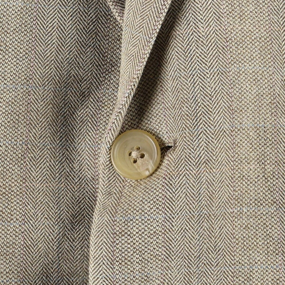 Ralph Lauren tailored jacket, men's size M (approx.) unclear Khaki type beige Vintage Second Hand