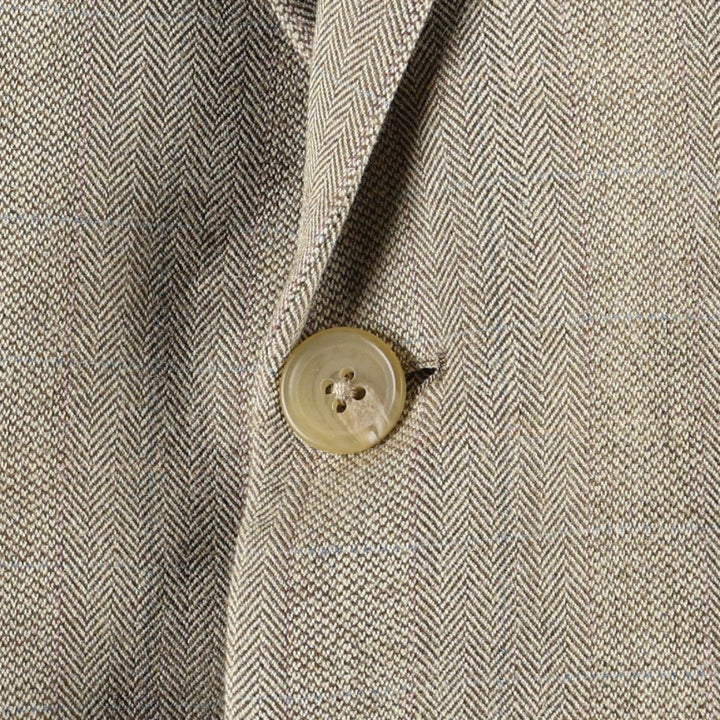 Ralph Lauren tailored jacket, men's size M (approx.) unclear Khaki type beige Vintage Second Hand