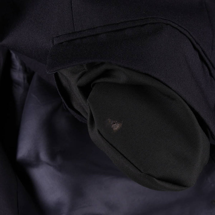 Ralph Lauren POLO UNIVERSITY navy blazer/tailored jacket, made in Canada, men's size XXL equivalent. wool navy blue type Vintage Second Hand