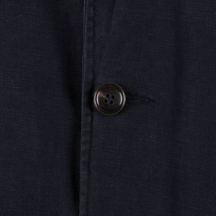 Ralph Lauren POLO by Ralph Lauren Easy Jacket Tailored Jacket Men's XXL equivalent cotton navy blue type Vintage Second Hand