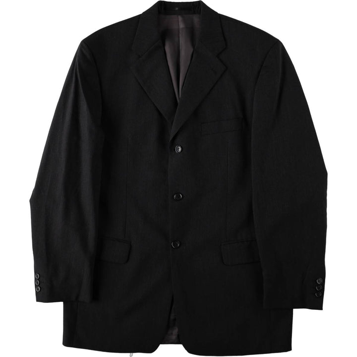 Pierre Cardin wool tailored jacket, men's size XL wool navy blue type Vintage Second Hand