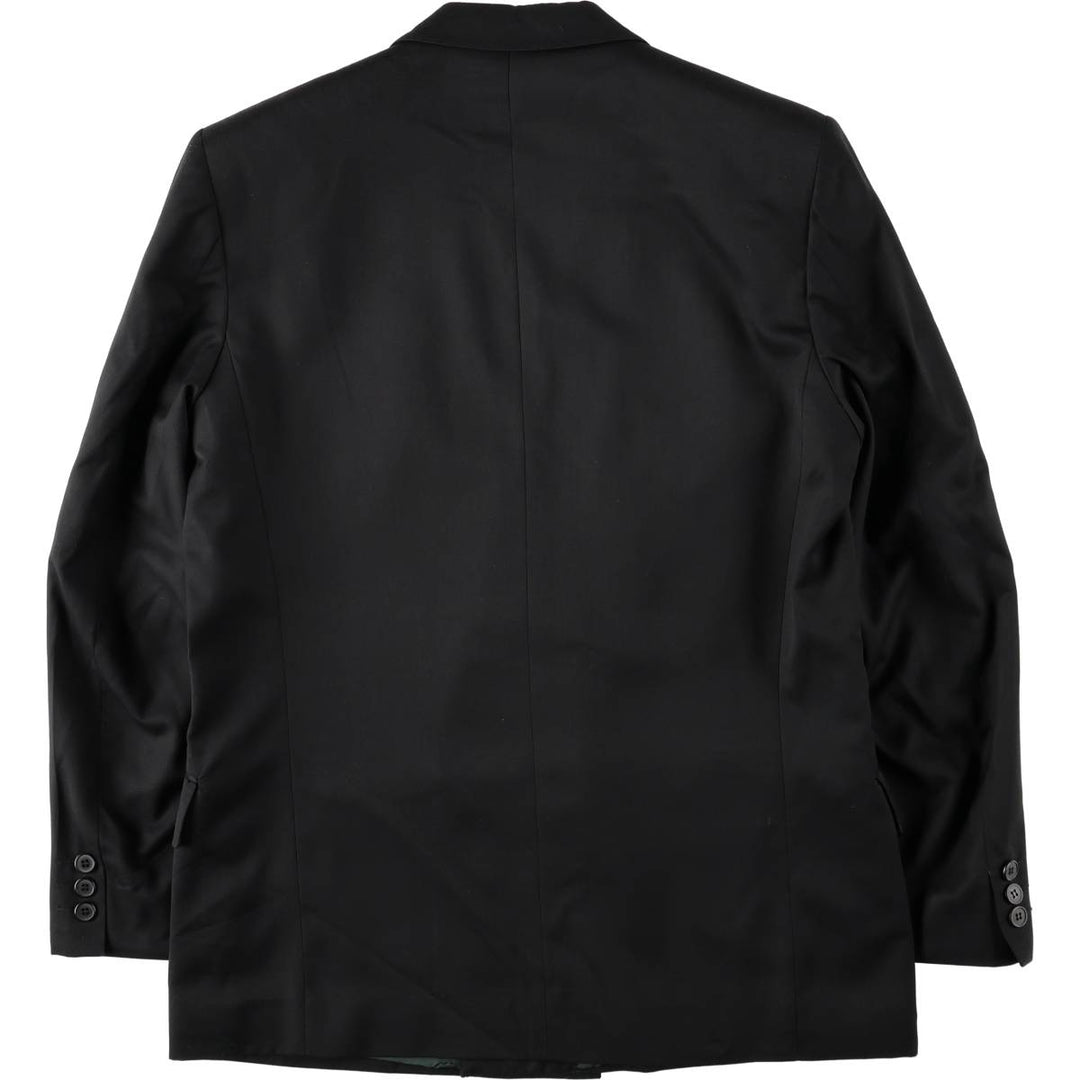 Pierre Cardin Peak Lapel Double-Breasted Tailored Jacket, Men's Size L (approx.) polyester black type Vintage Second Hand