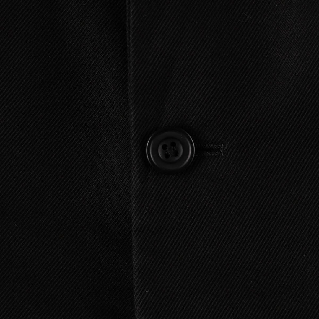 Aquascutum Cotton Tailored Jacket, Men's Size XL (approx.) cotton black type Vintage Second Hand
