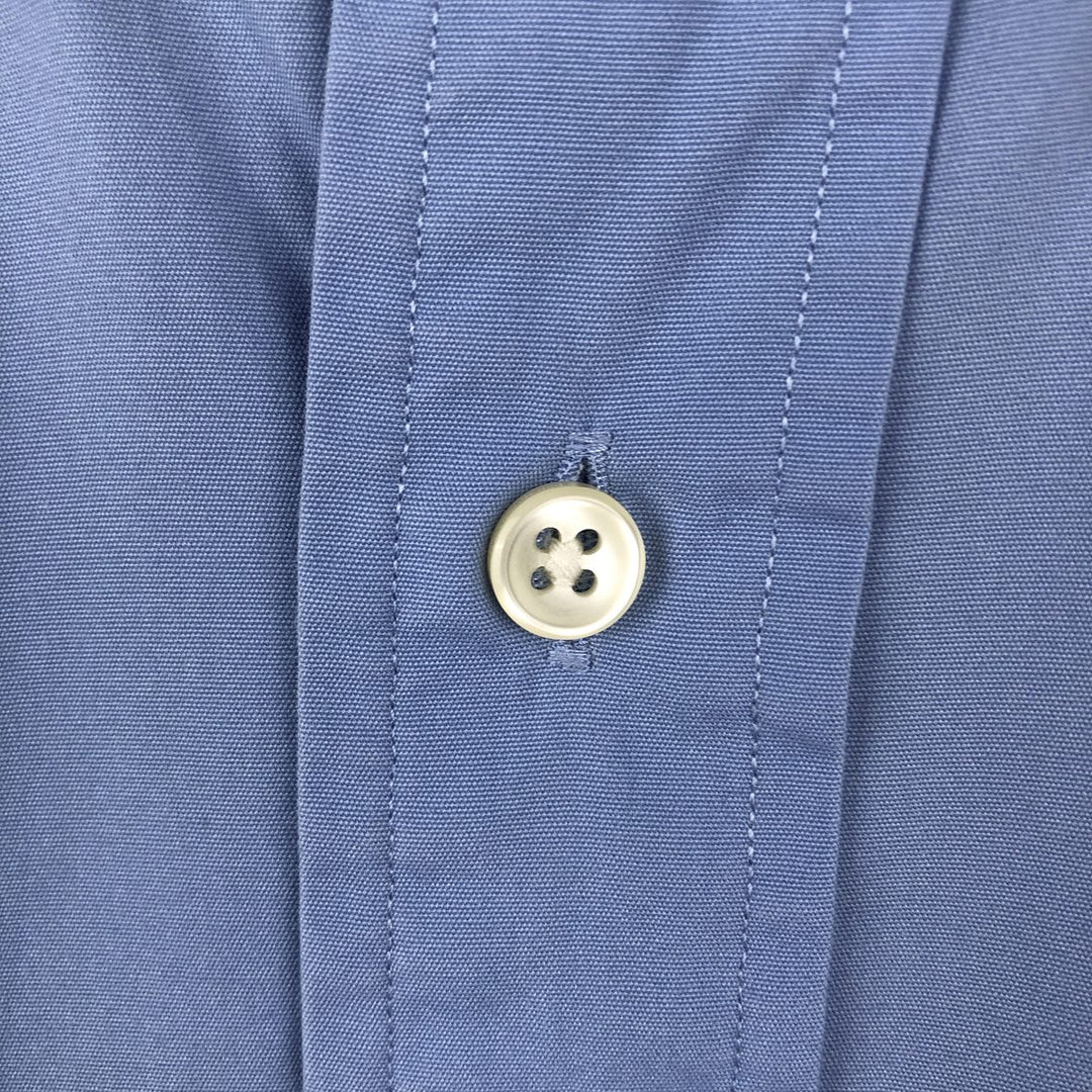 Ralph Lauren BLAKE short sleeve button down shirt, men's XL size cotton blue type Vintage Second Hand