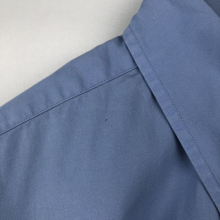 Ralph Lauren BLAKE short sleeve button down shirt, men's XL size cotton blue type Vintage Second Hand