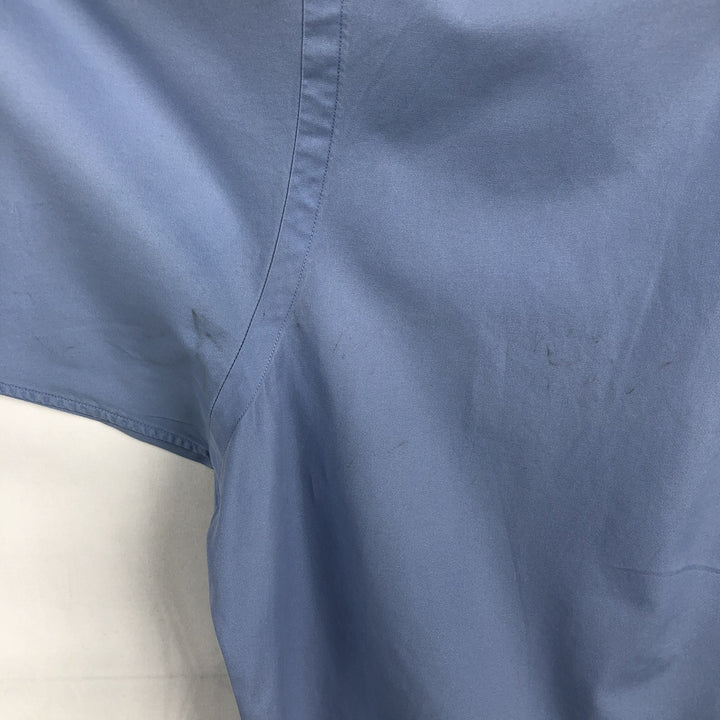 Ralph Lauren BLAKE short sleeve button down shirt, men's XL size cotton blue type Vintage Second Hand