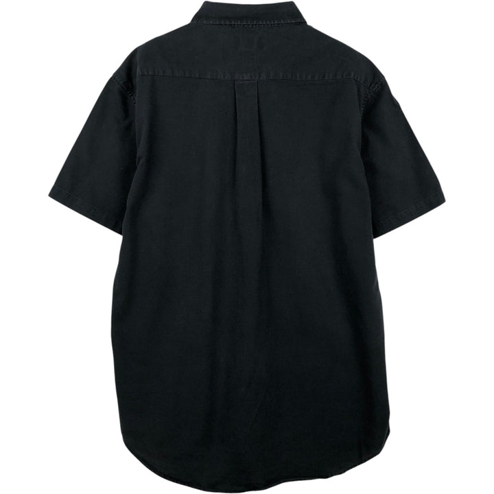 Ralph Lauren Classic Fit Short Sleeve Button Down Shirt Men's XXL unclear black type Vintage Second Hand
