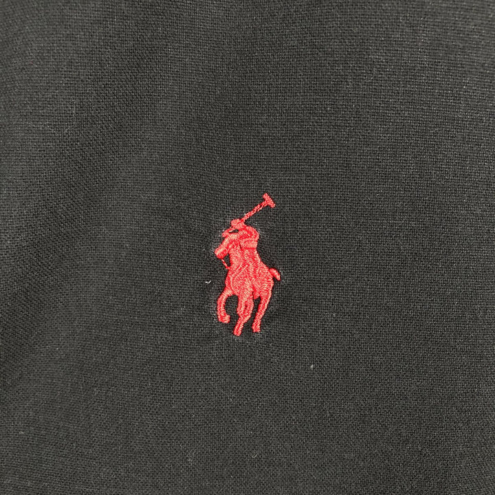 Ralph Lauren Classic Fit Short Sleeve Button Down Shirt Men's XXL unclear black type Vintage Second Hand