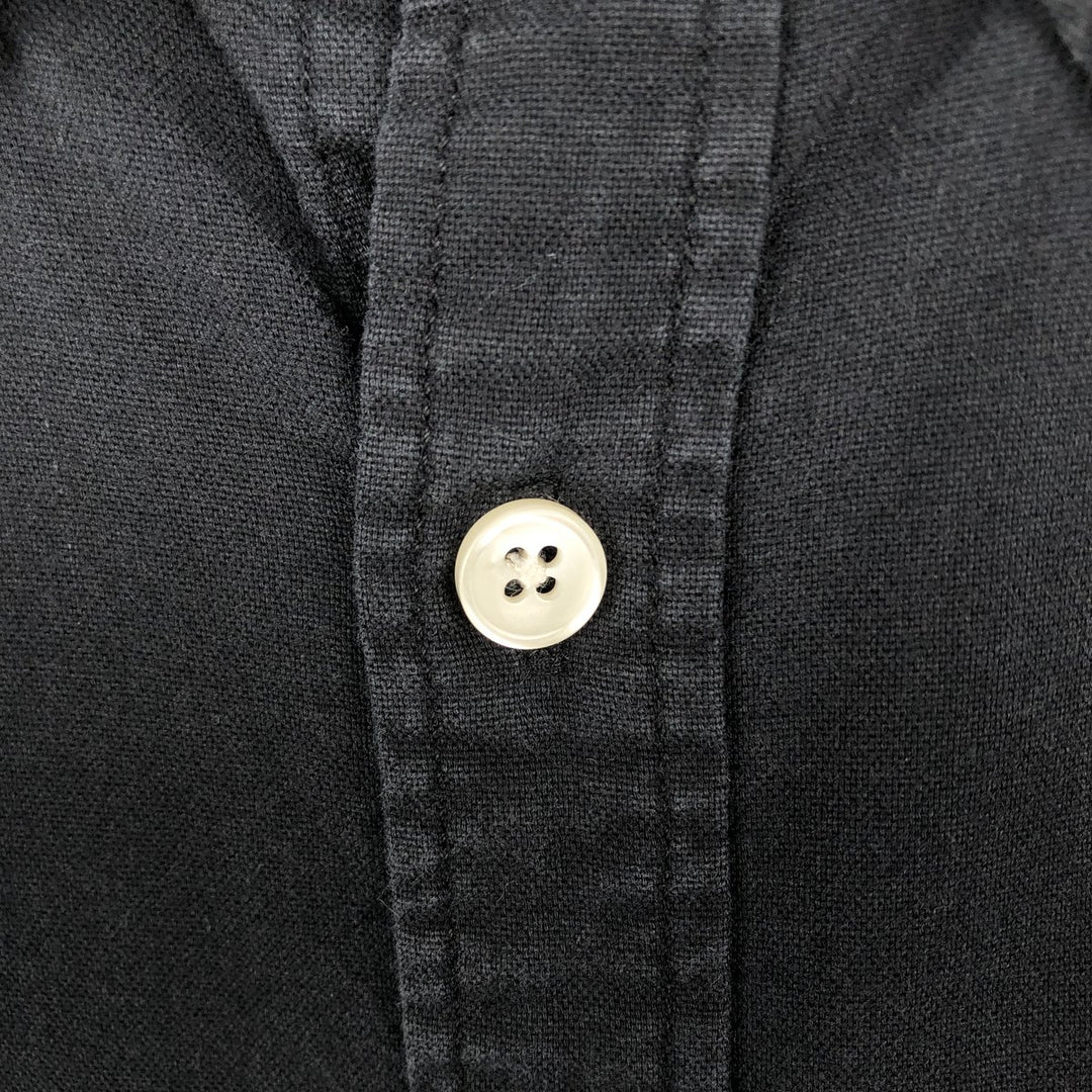 Ralph Lauren Classic Fit Short Sleeve Button Down Shirt Men's XXL unclear black type Vintage Second Hand