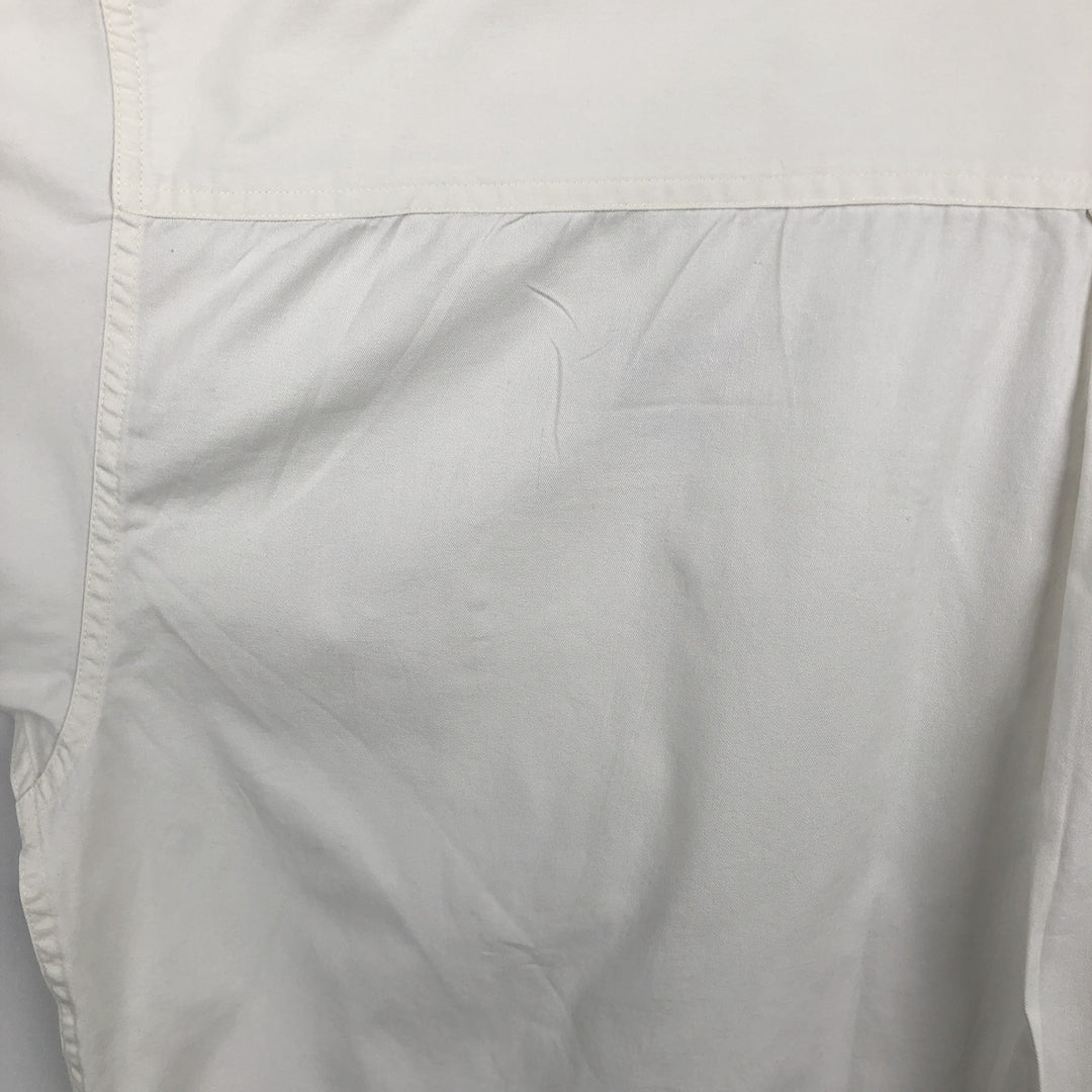 Ralph Lauren CHAPS short sleeve button down shirt for men, equivalent to XL cotton Beige type Vintage Second Hand