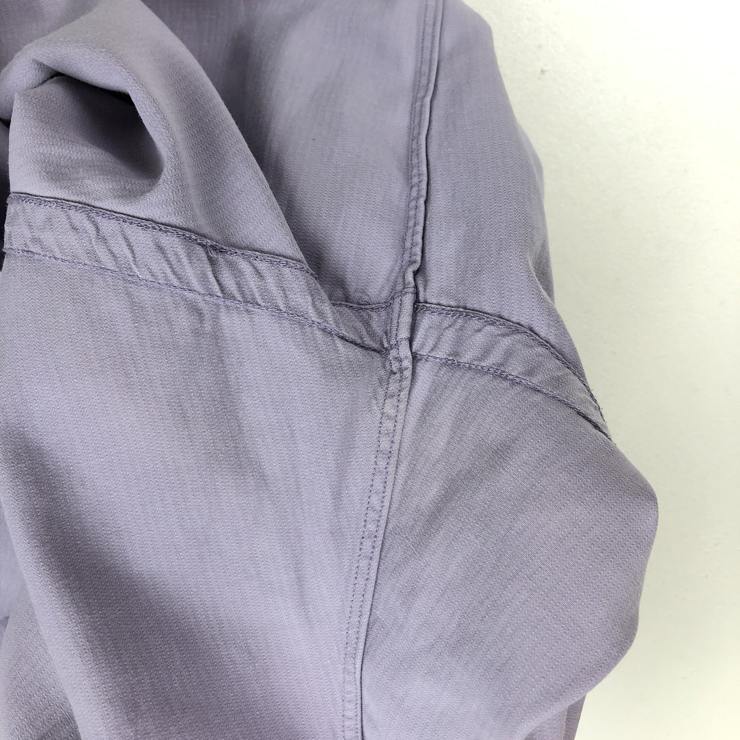 Ralph Lauren BLAKE short sleeve button down shirt, men's XL size silk purple type Vintage Second Hand