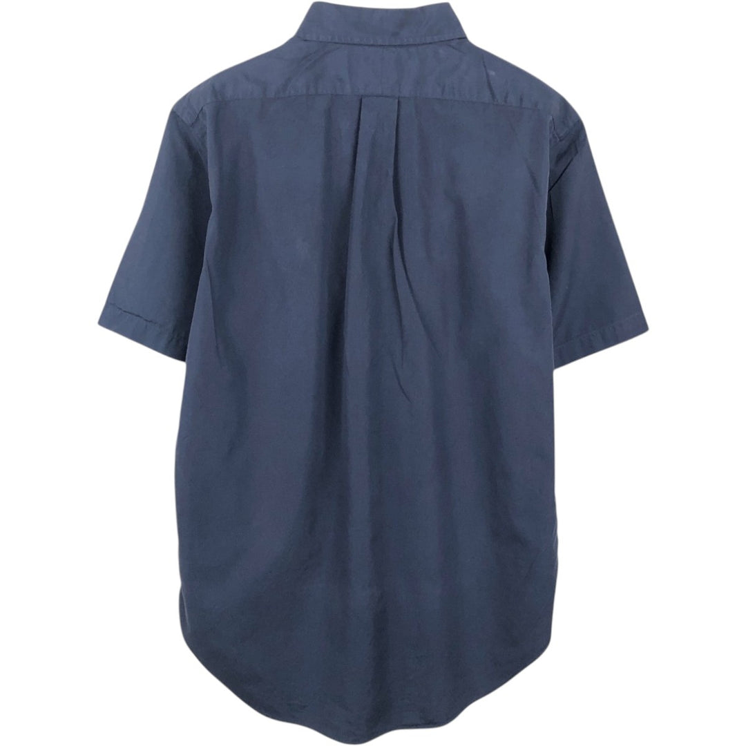 Ralph Lauren Classic Fit Short Sleeve Button Down Shirt Men's Size S cotton navy blue type Vintage Second Hand