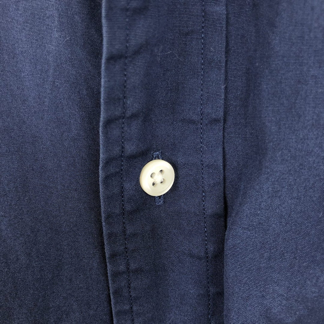 Ralph Lauren Classic Fit Short Sleeve Button Down Shirt Men's Size S cotton navy blue type Vintage Second Hand