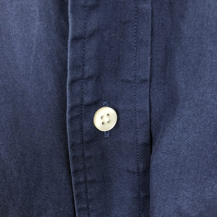 Ralph Lauren Classic Fit Short Sleeve Button Down Shirt Men's Size S cotton navy blue type Vintage Second Hand