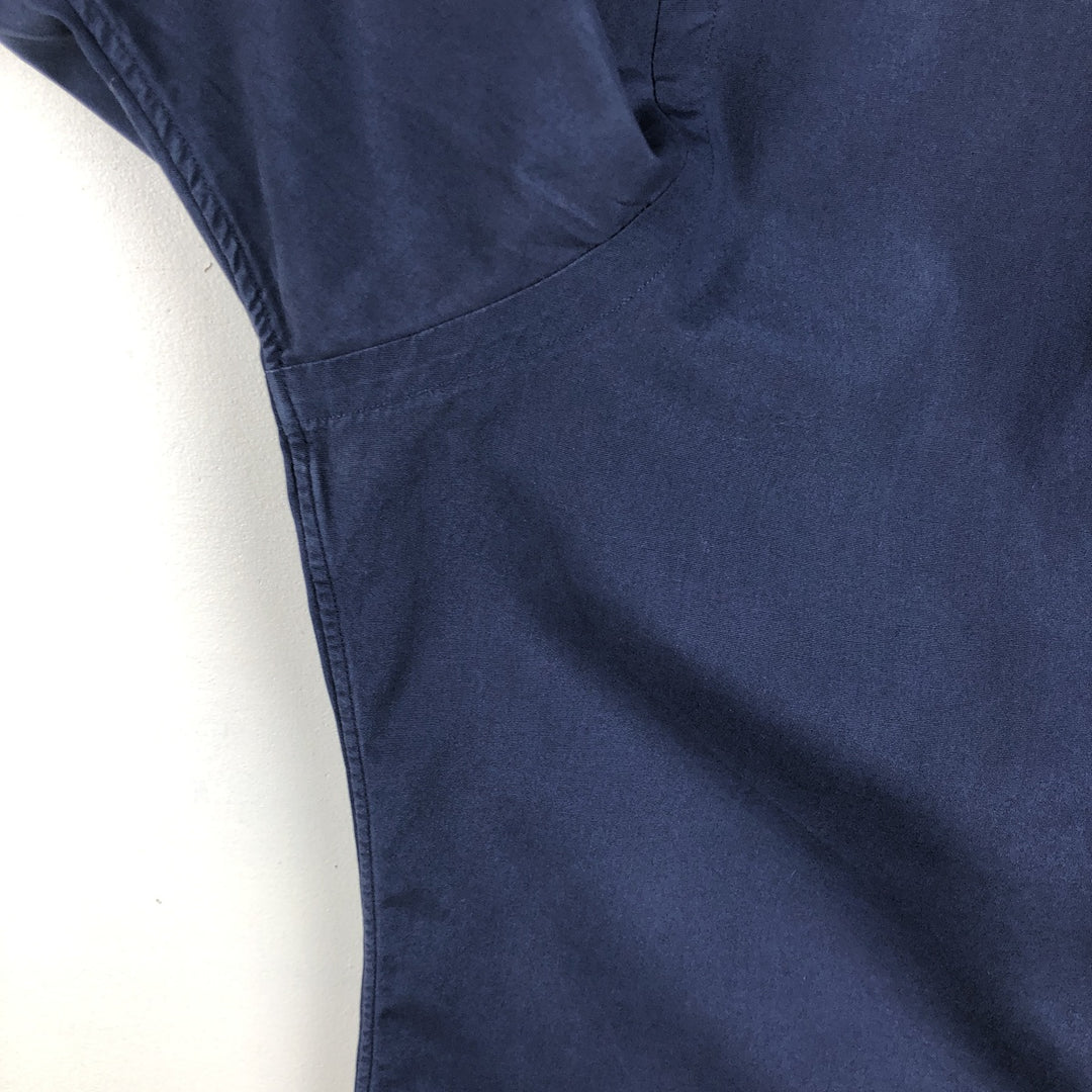 Ralph Lauren Classic Fit Short Sleeve Button Down Shirt Men's Size S cotton navy blue type Vintage Second Hand
